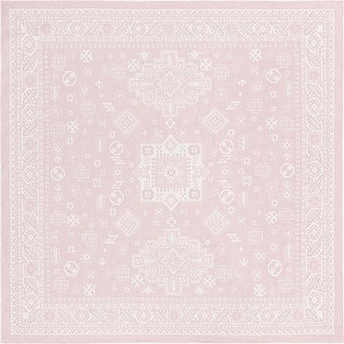 Miniatura 162 de Rugs.com Outdoor Aztec Collection Alfombra – 4 x 6 pies alfombra de tejido plano gris carbón perfecta para salas de estar, grandes comedores, planos