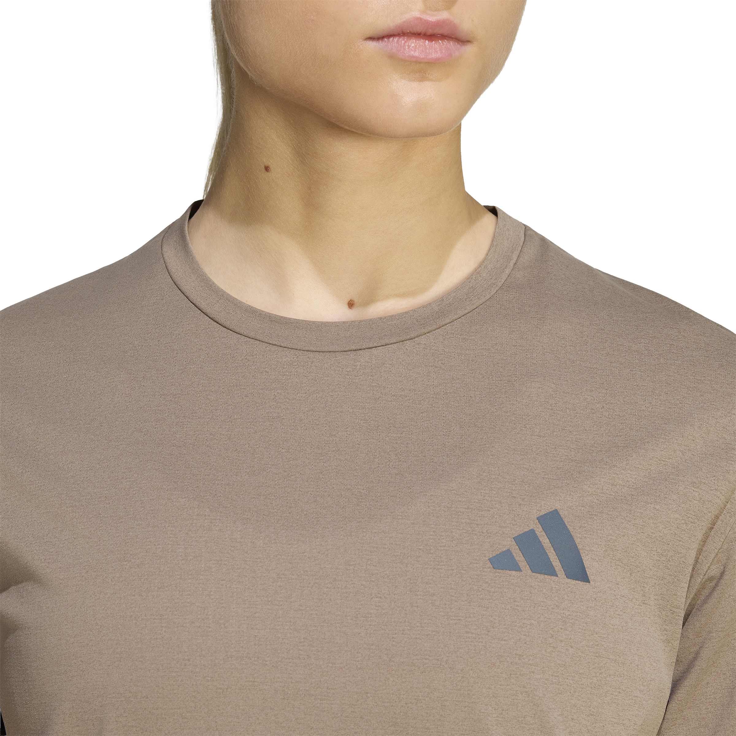 adidas Kobiety Adi365 Running Climacool Shirt, Khaki Six/black, XL