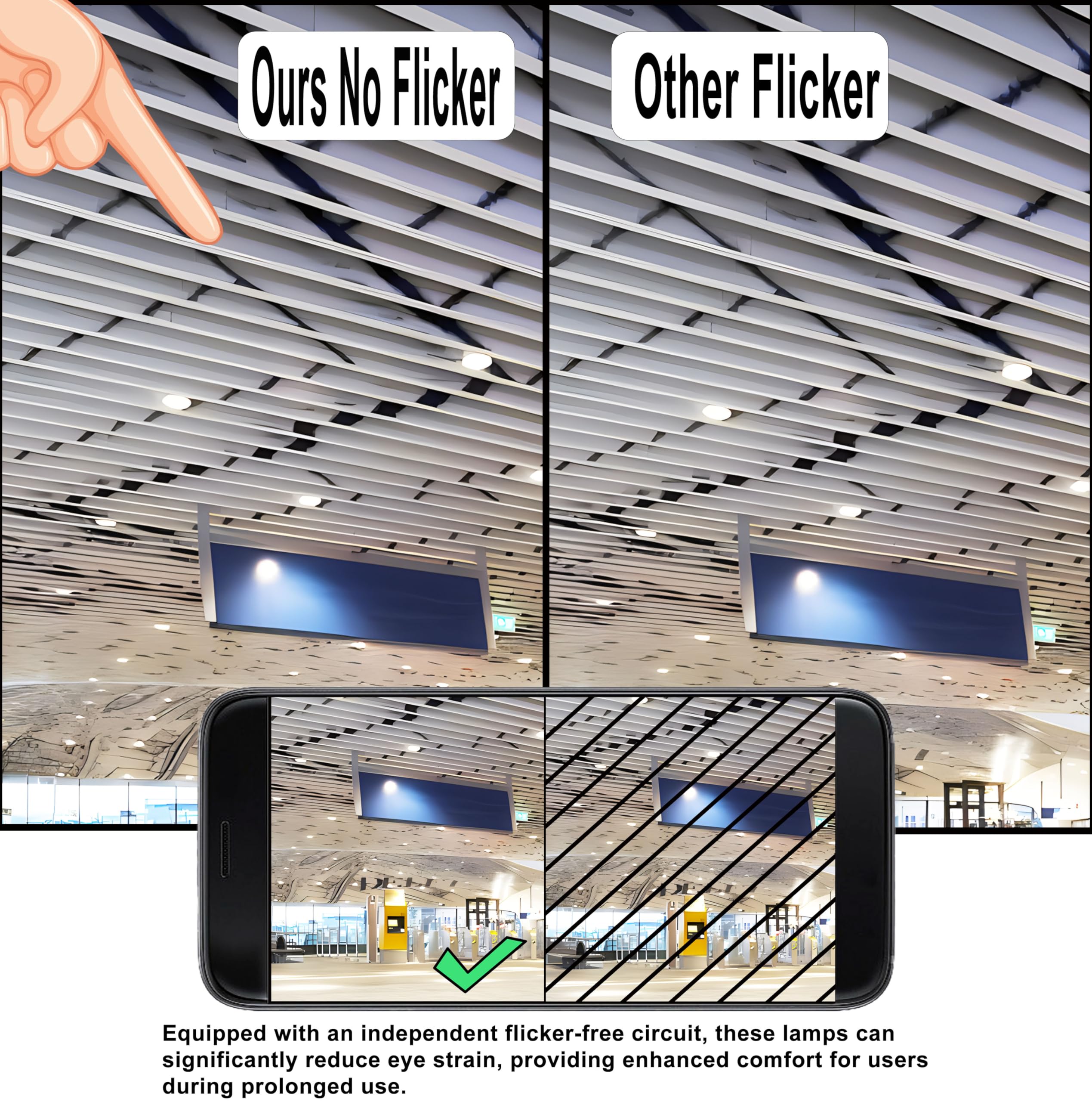 100W LED Corn COB Light Bulb LED Corn Bulb 5000K Daylight White 2-Pack 1000W Equivalent Super Bright E26 — view 2