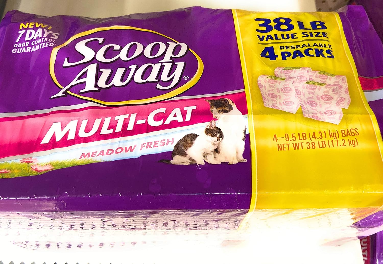 Scoop Away® Multi Cat Clumping Cat Litter, Meadow Fresh