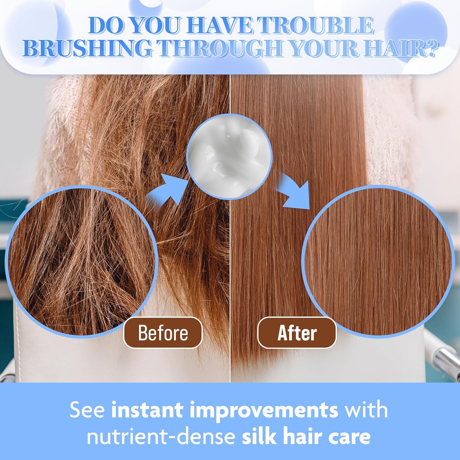 HAIR PLUS Velvet Protein Hair Treatment | Deep Conditioning Hair Mask for Dry Damaged Hair and Growth | Hair Moisturizer & Hair Care Products for Women | Deep Conditioner for Dry Damaged Hair Repair (210ml, 7.1oz) - Image 4