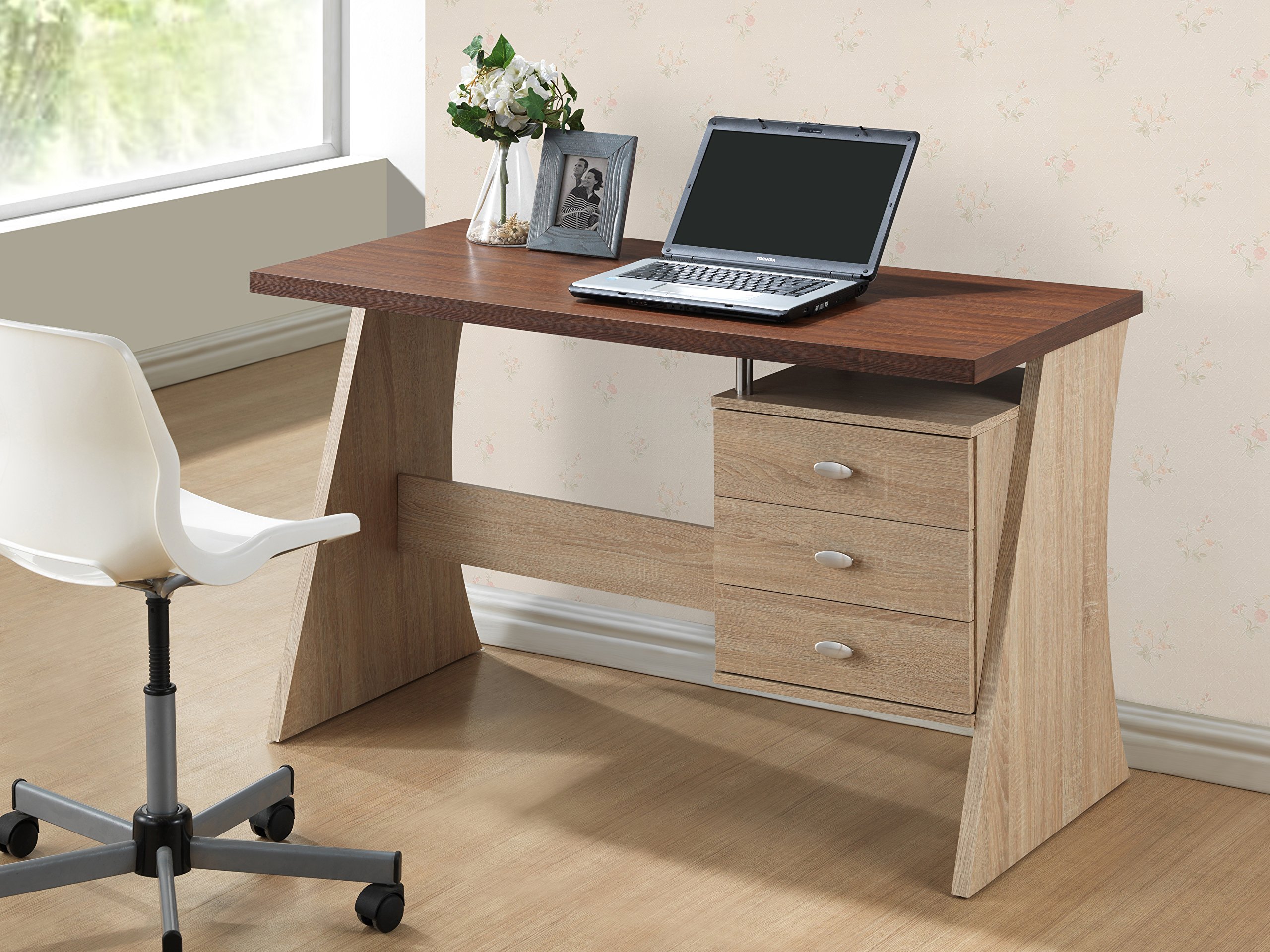 Baxton Studio Parallax Writing Desk