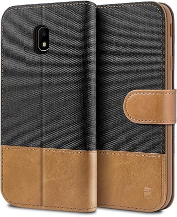 BEZ Funda Samsung J5 2017, Carcasa Compatible para Samsung Galaxy J5 2017, Libro de Cuero con Tapas y Cartera, Cover Protectora con Ranura para Tarjetas y Billetera, Cierre Magn?tico, Negro