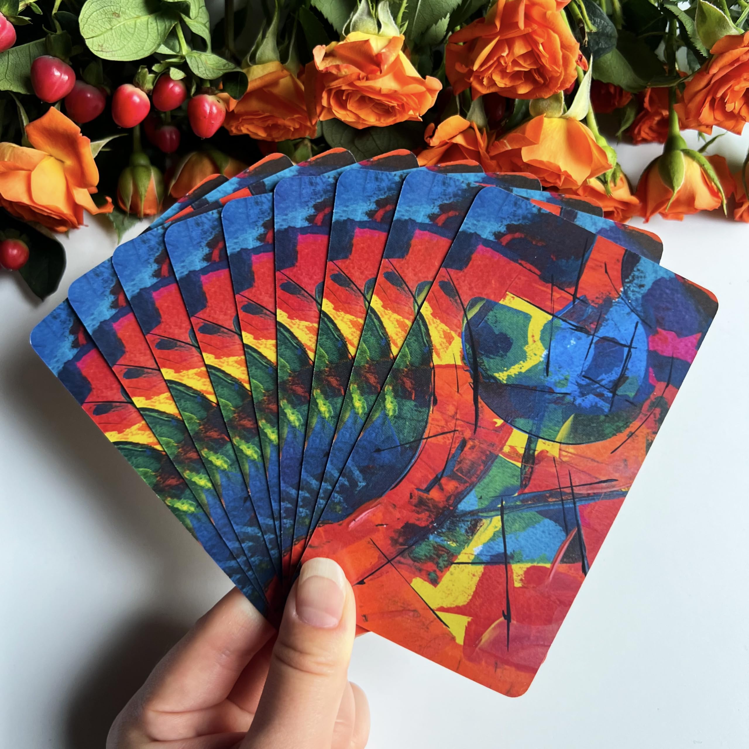Graffiti Tarot Deck, Einzigartige Tarotkarten für Anfänger, Wahrsagerkarten