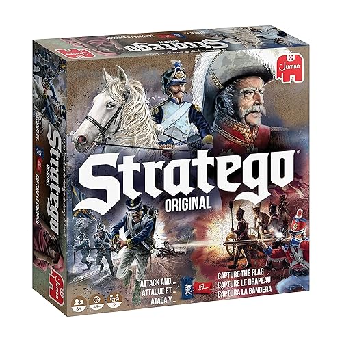 Jumbo, Stratego - Original, Strategy Board Game, 2 Players, Ages