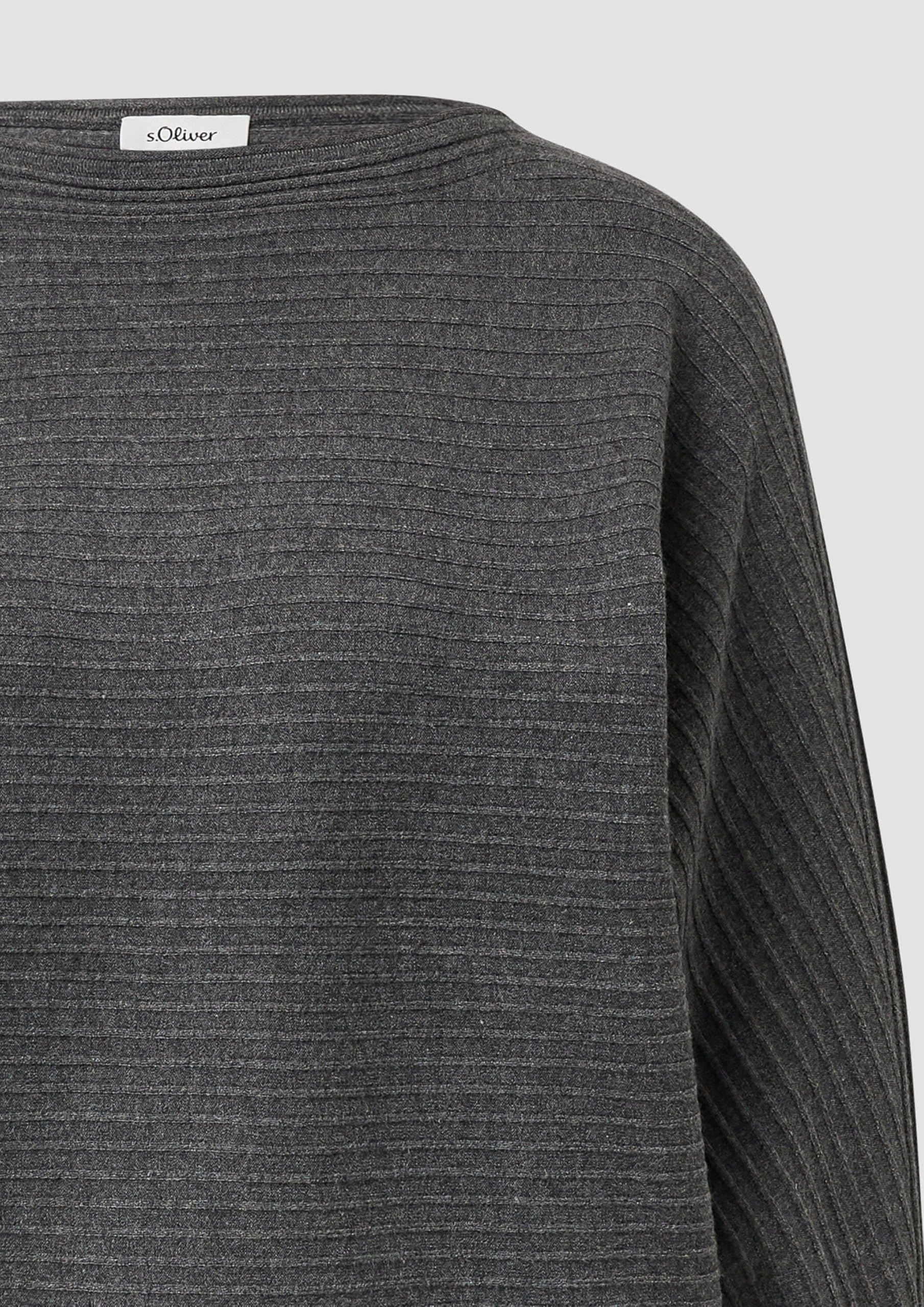 s.Oliver Damen Strickpullover – Relaxed Fit, Fledermausärmel, Rundhals