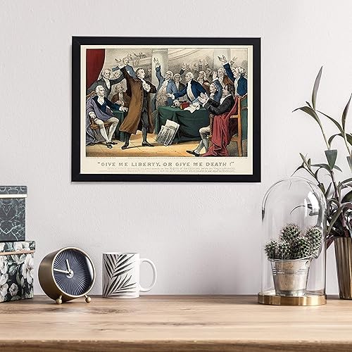 Miniatura 2 de Posterazzi Libertad o dame la muerte Patrick Henry pronunciando su discurso sobre los Derechos de las Colonias Póster Impreso (8 x 10)