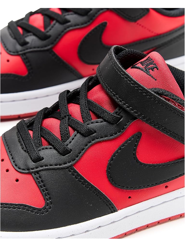 Red Nike Court Borough Low Recraft (Little Kid)