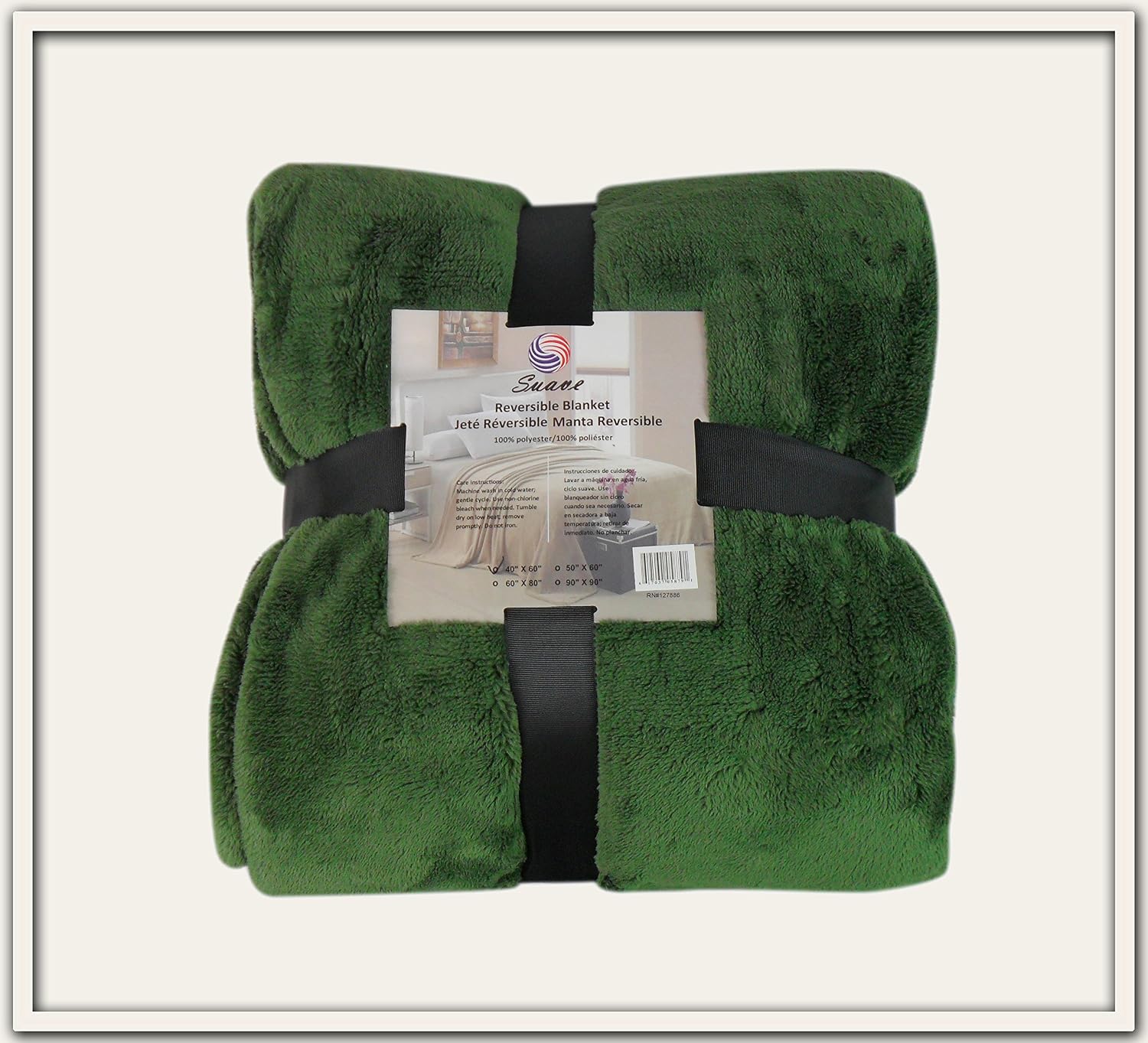 Sofantex Super Soft Blanket/Throw - Reversible Blanket (40x60, Green)