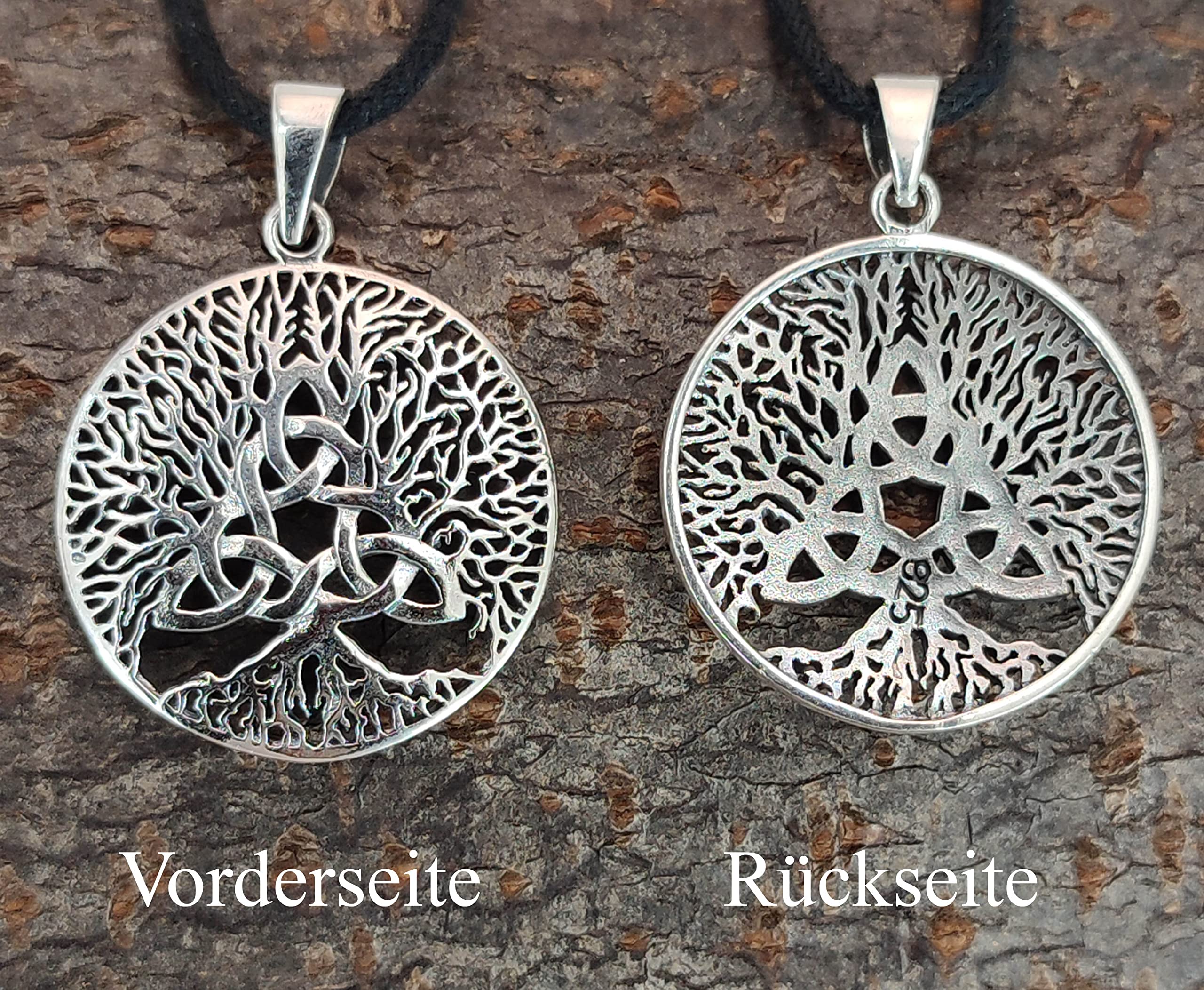 Kiss of Leather Lebensbaum Anhänger aus 925 Sterling Silber Nr. 401