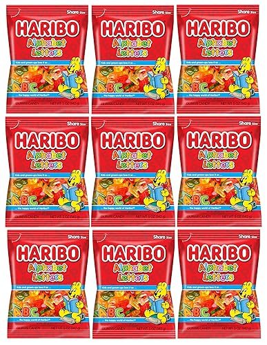 Caramelos de gomitas con letras del alfabeto  Delicioso paquete de caramelos de gomitas a granel  Variedad de sabores de caramelos de gelatina disponible en Yaxa Colombia