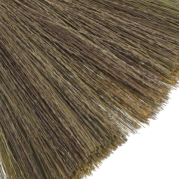 Balai Balayette à Main en Paille de Riz, Portable et Solide pour Dépoussiérage de Table, Bureau et Surface Intérieure - 3