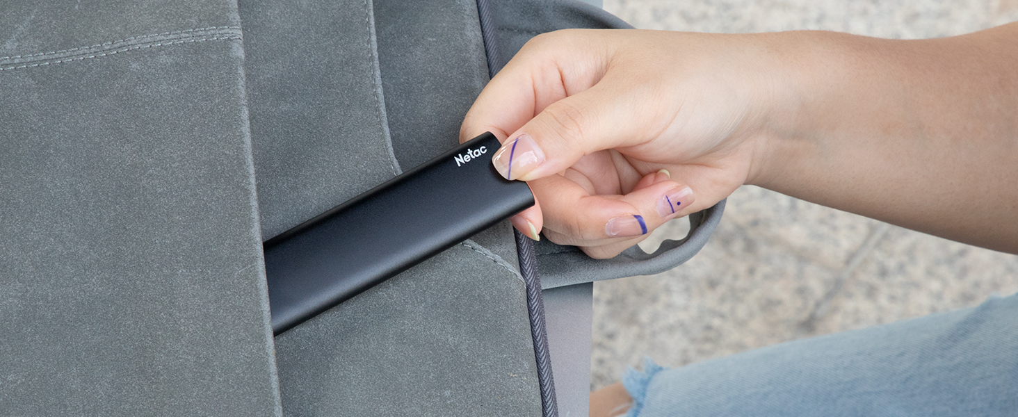 Amazon | Netac SSD 外付け 1TB USB3.2 Gen2 Type-C 最大550MB/s