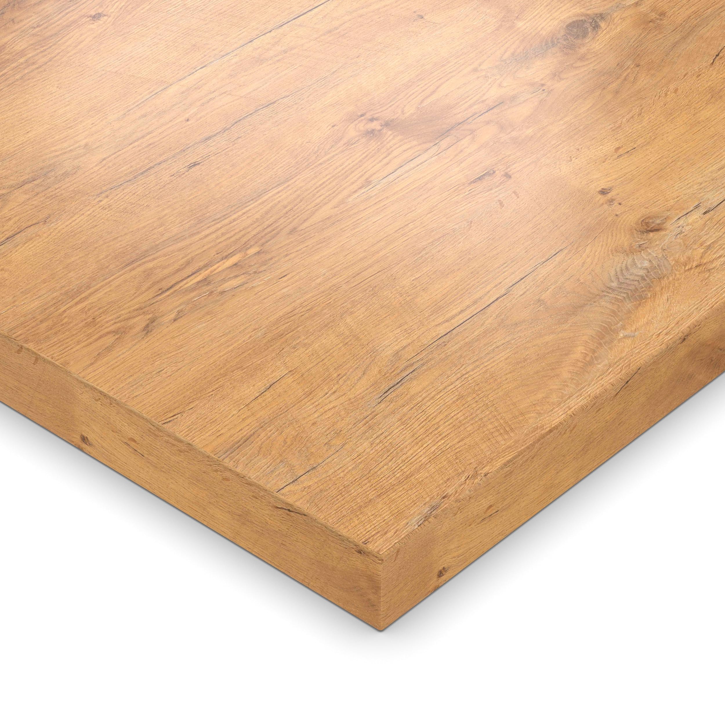 AUPROTEC Tischplatte 19mm Pale Lancelot Oak 120x60 cm I Spanplatte mit 1mm ABS Kante & PU-Verleimung I melaminharzbeschichtet I elegant & wasserabweisend