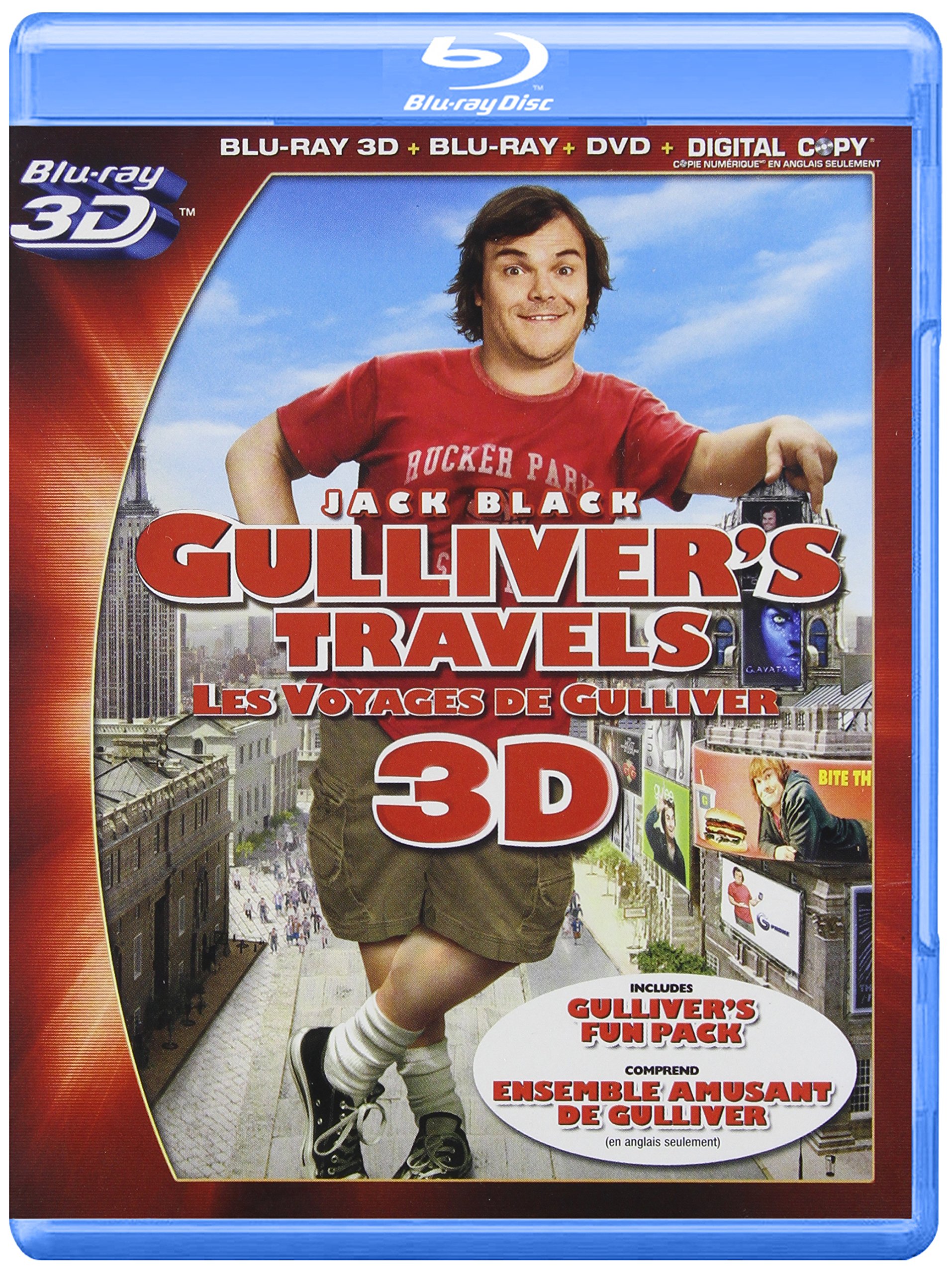 Les voyages de Gulliver [Blu-ray 3D + Blu-ray + DVD + Digital Copy] [Blu-ray]