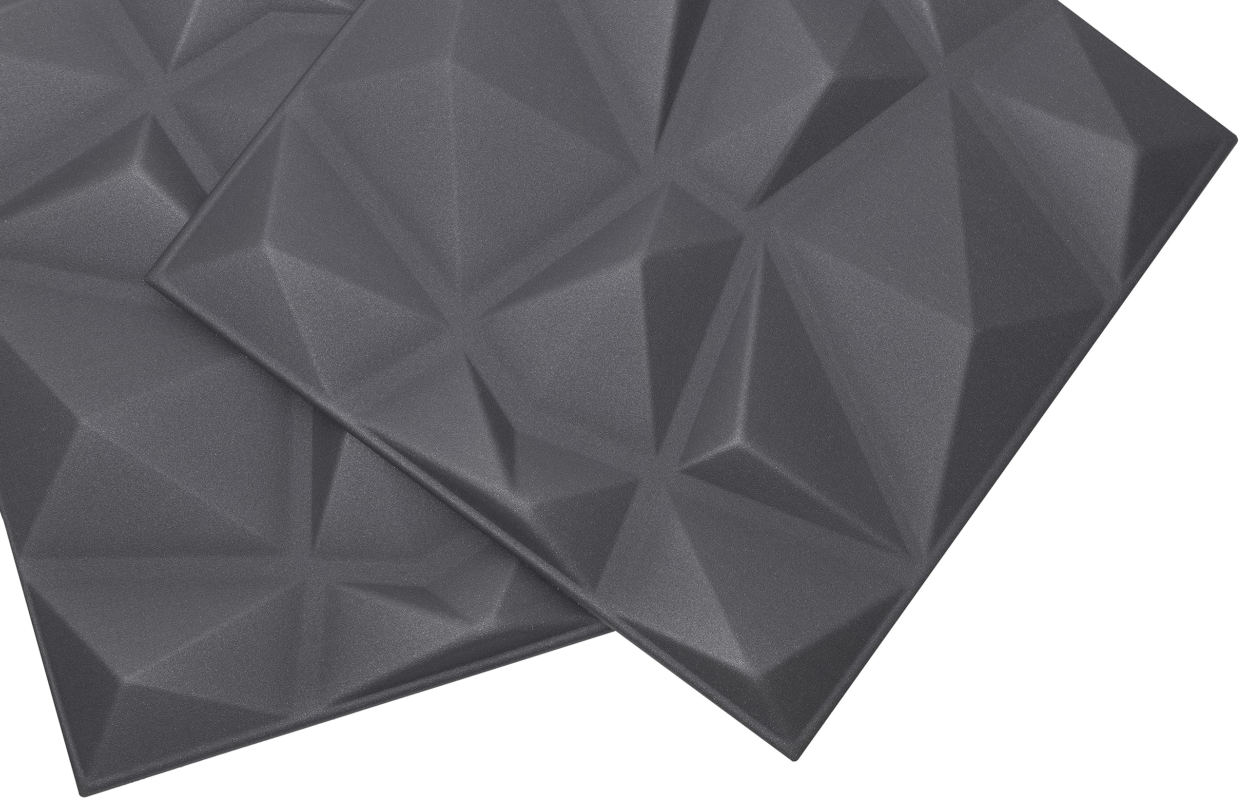 Pannelli da parete in polistirolo 3D (48, Grigio Scuro)