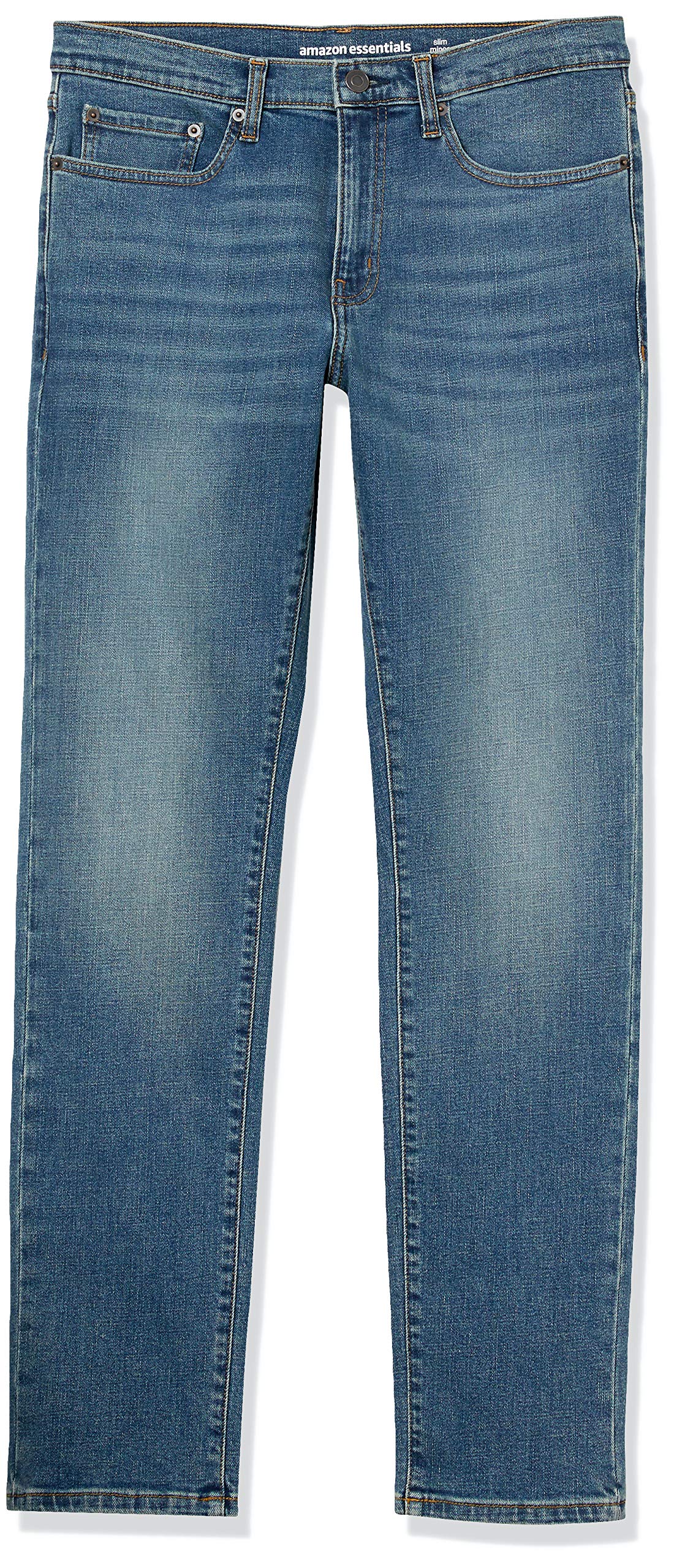 Amazon Essentials Hombre Vaqueros Ajustados - Colores interrumpidos — view 5