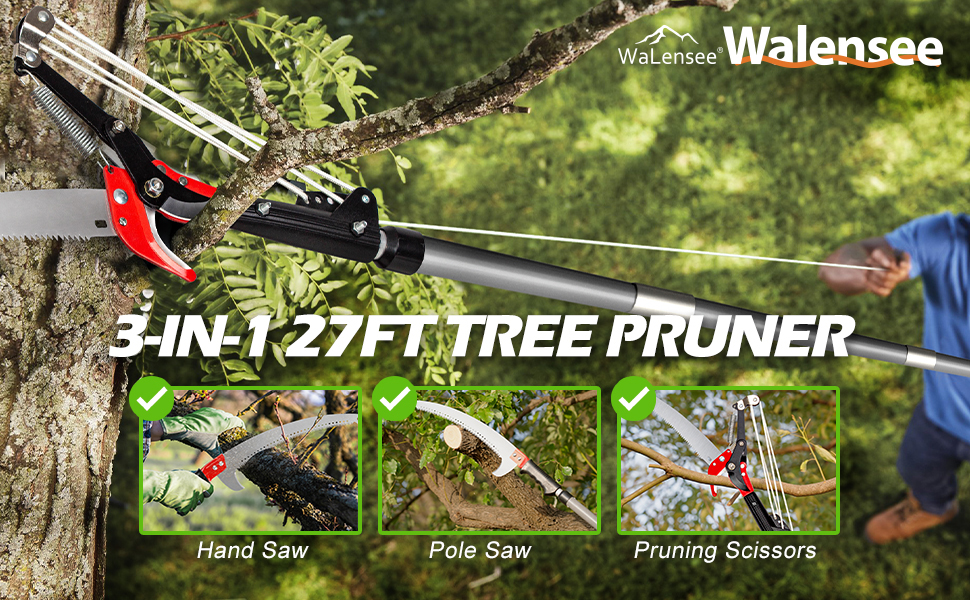 Amazon.com : Walensee Pole Saws for Tree Trimming, Extendable Tree