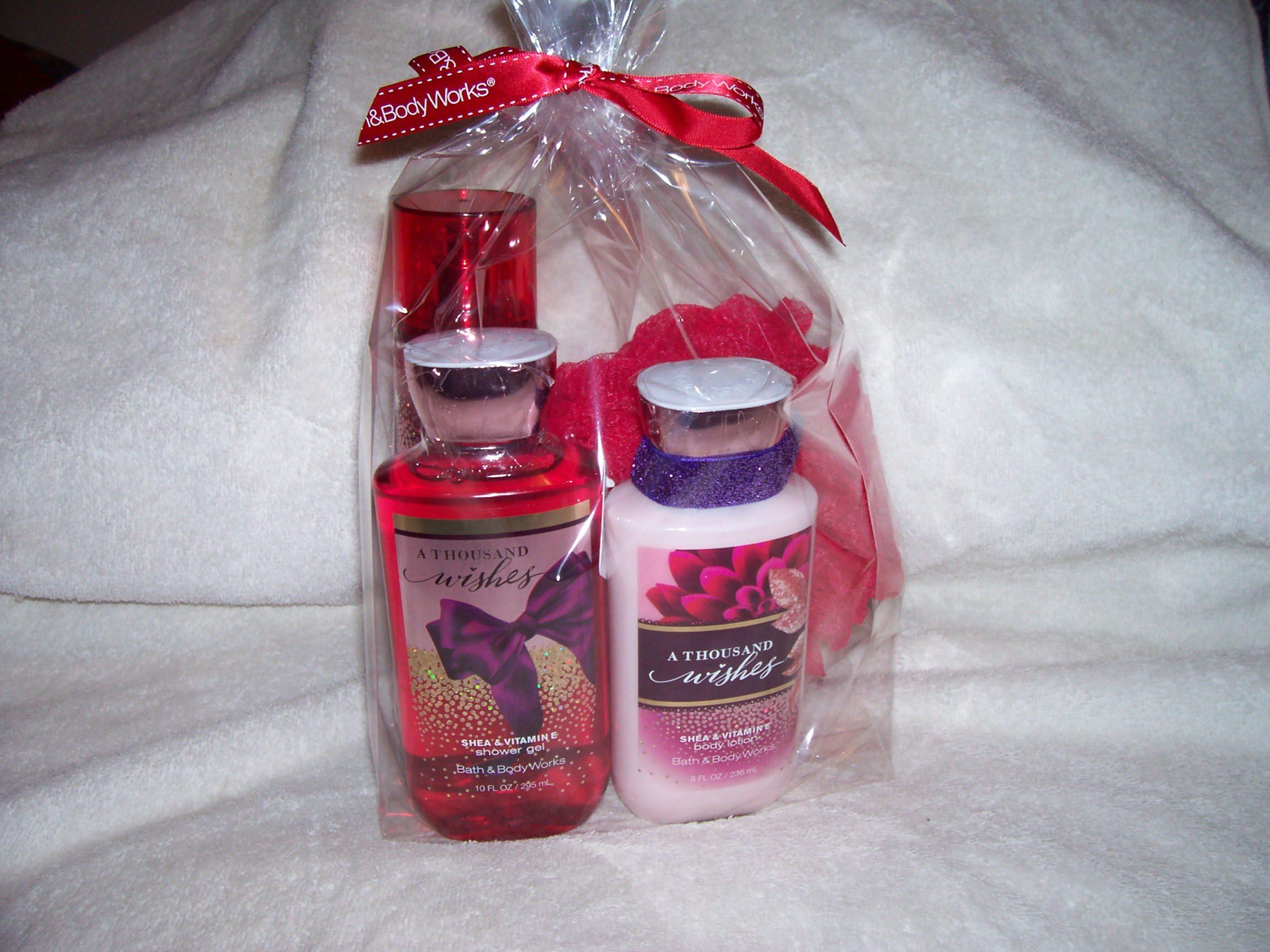 A Thousand Wishes 3 Piece Bath and Body Works Gift Set