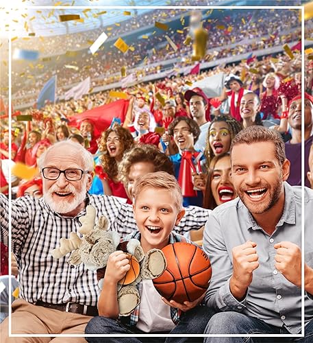 Miniatura 5 de DolliBu Alce con peluche de baloncesto, alce suave y abrazable, adorable juguete de peluche para jugar, lindo regalo de vida silvestre, juguete