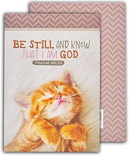Notepad White Kitten Be Still & Know Ps. 46:10