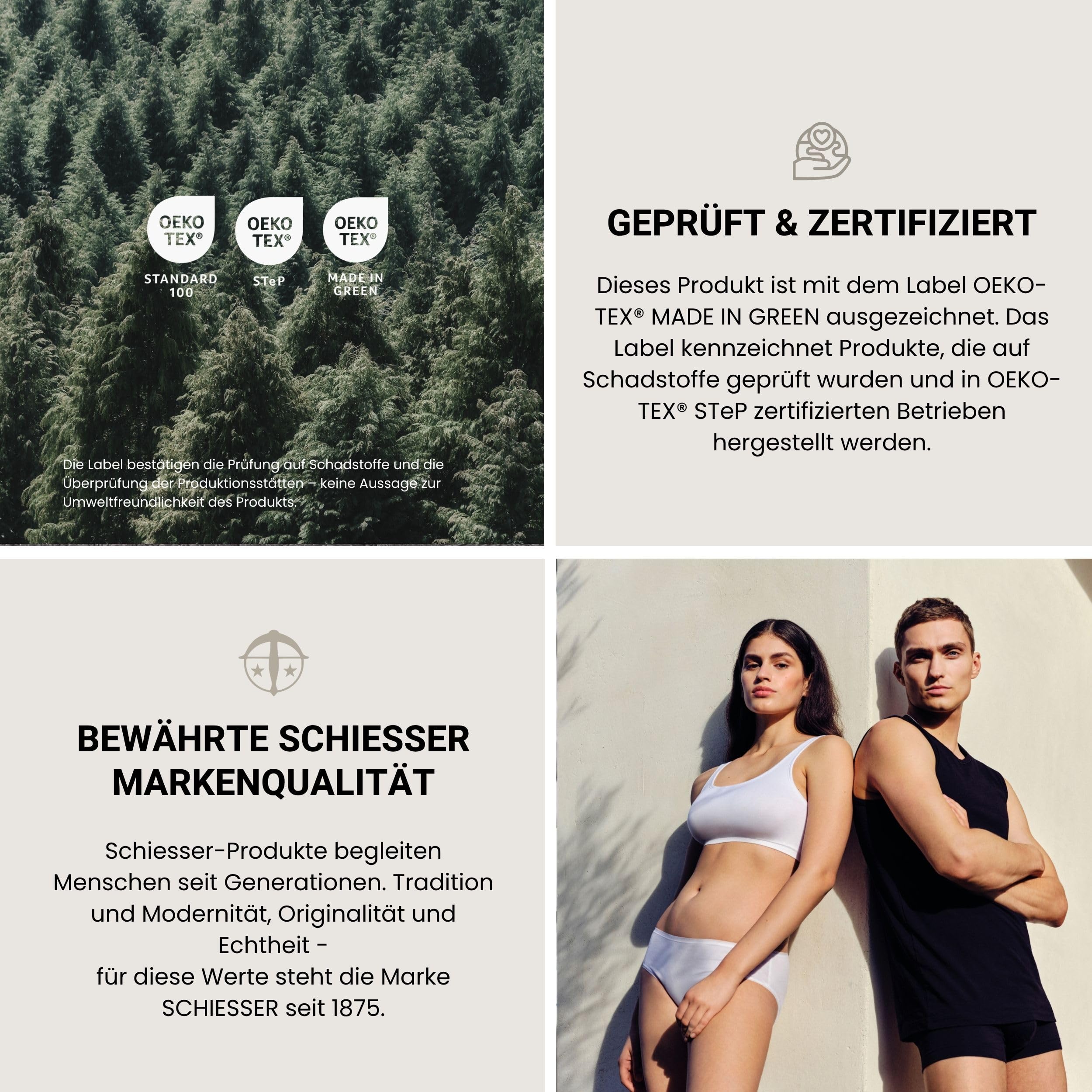 Schiesser Bettwäscheset Hoops | Baumwollsatin | 2-teilig | Gestreift | 100% Baumwolle | Seidig schimmernd & glatt | Oeko-TEX® Made IN Green | YKK-Reißverschluss | 135x200 cm + 80x80 cm | Blau