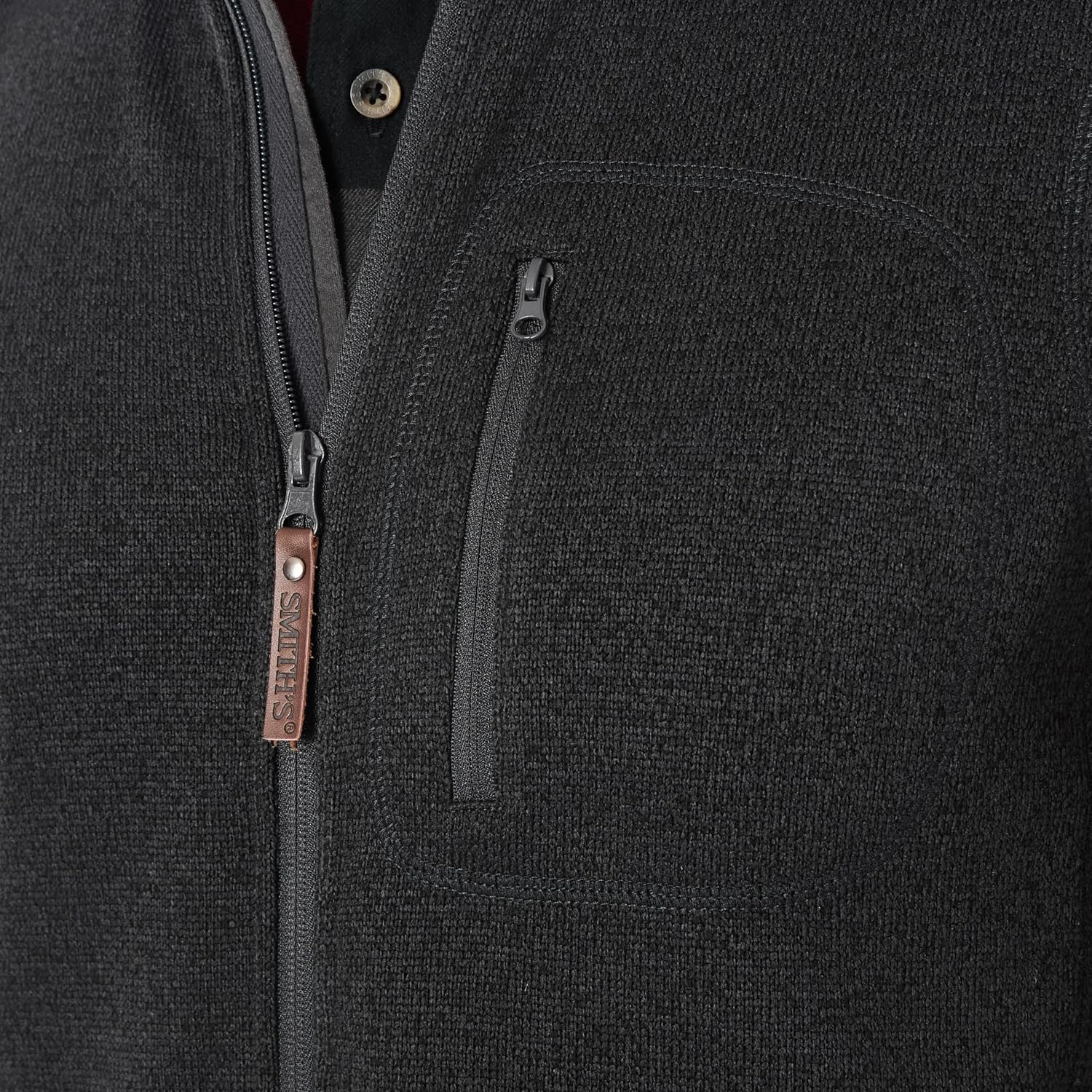 Smith's Workwear Full-Zip Sweater Fleece Vest