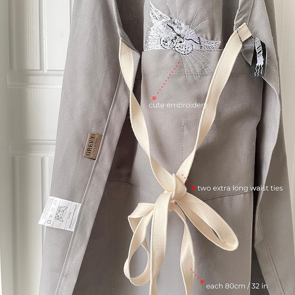 アンソロジー猫LOGOエプロン