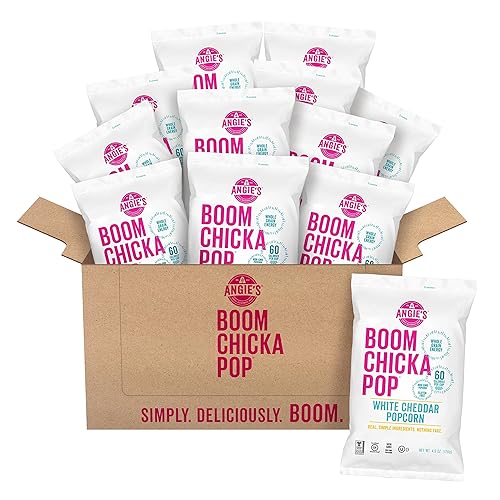 Angie's BOOMCHICKAPOP - Maíz, bolsa de 5.5 onzas (paquete de 12 bolsas)