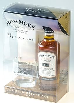 Amazon.co.jp: シングルモルトウイスキー ボウモア 12年 350ml