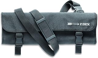 F. Dick Textil-Rolltasche ohne Inhalt (Tasche unbestückt, mit 12 Fächern, Kunstfaser-Material, Messer-Tasche, Maße 48x65 cm) 81077010
