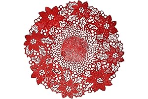 Gift Boutique Holiday Poinsettia Placemats