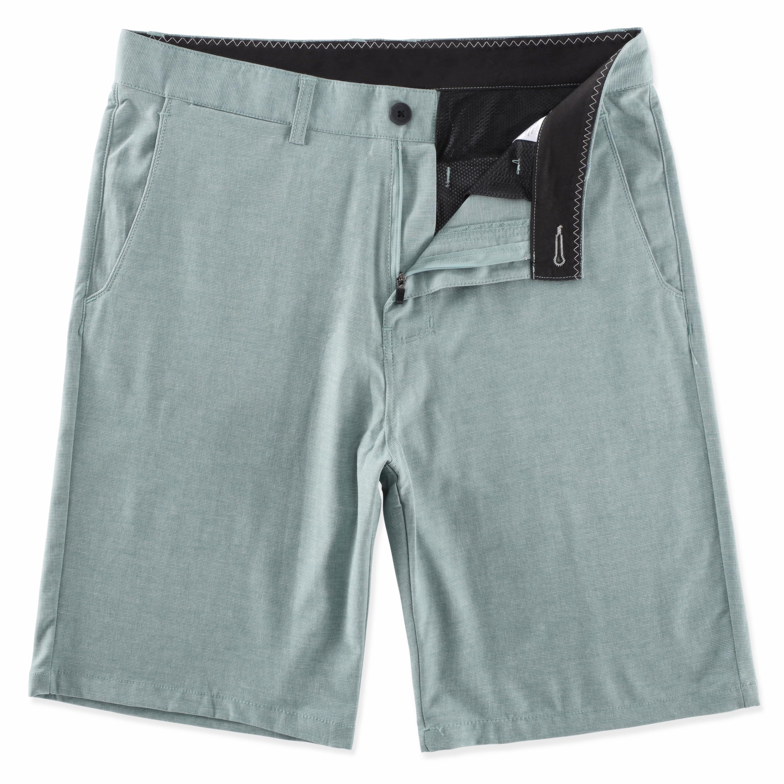 AIRDYNAM Men's Hybrid Golf Dress Shorts Lightweight Quick Dry Casual with Flat Front 9-Inch Inseam and 4 Pockets