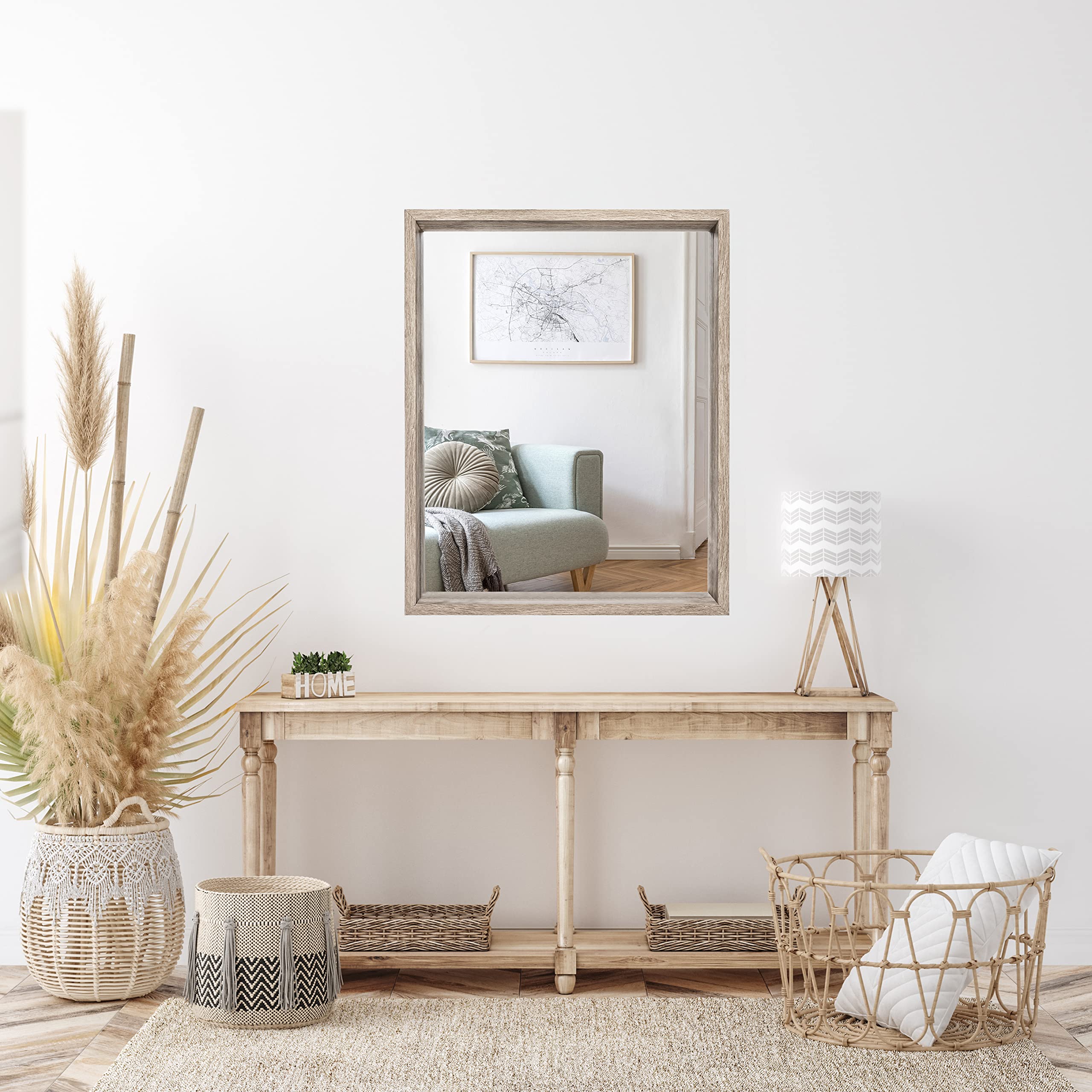 Amazon.com: Sheffield Home 23.25x29.25 Inch Gallery Ledge Framed