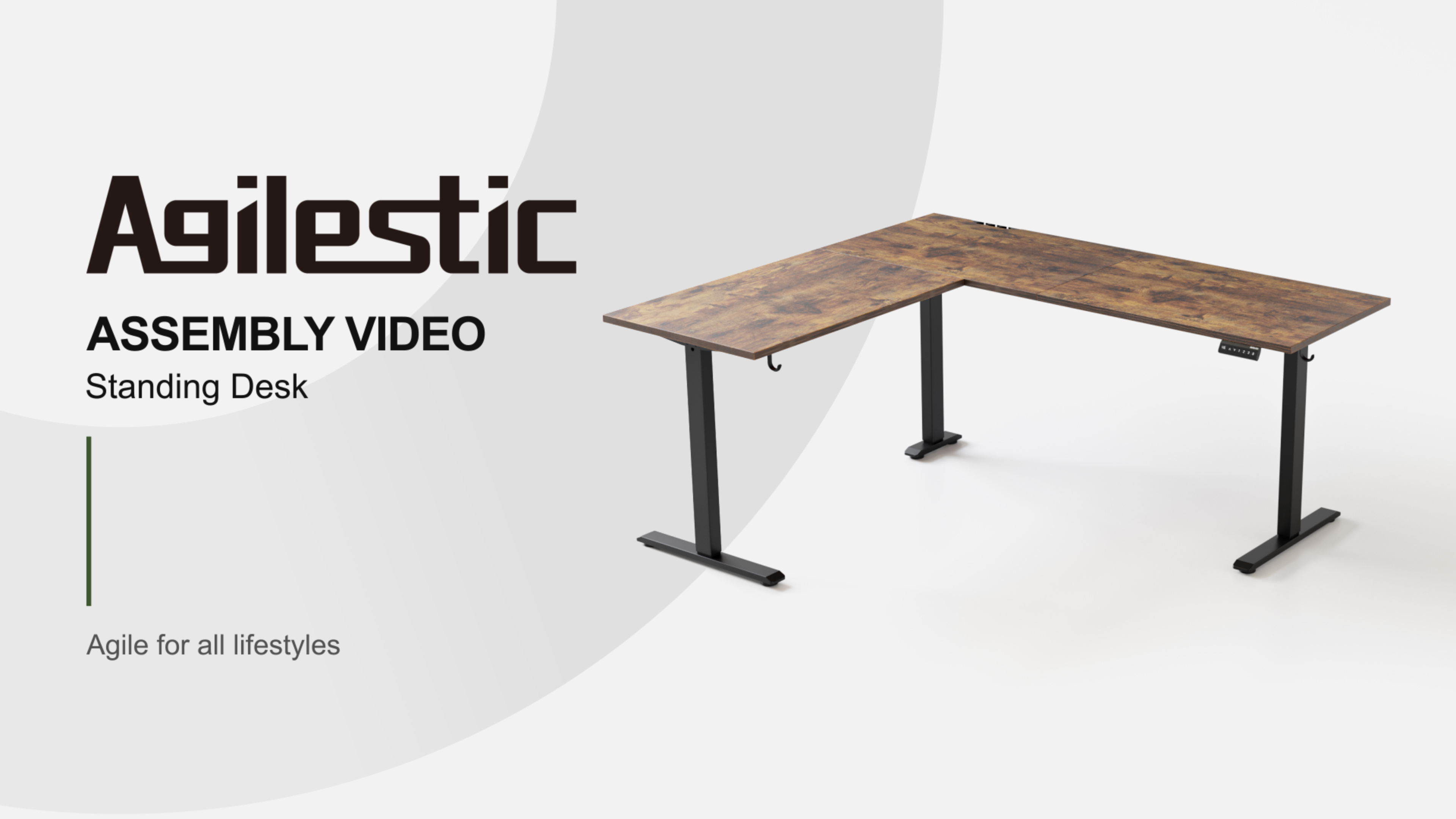 エル★ページ Watch L-shaped Standing Desk Installation instructions on Amazon Live