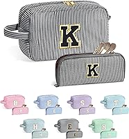 Vista 62 de YOOLIFE Regalos para niñas adolescentes – Bolsa de maquillaje con inicial personalizada, regalos de cumpleaños para mujeres, hermana, amiga, hija