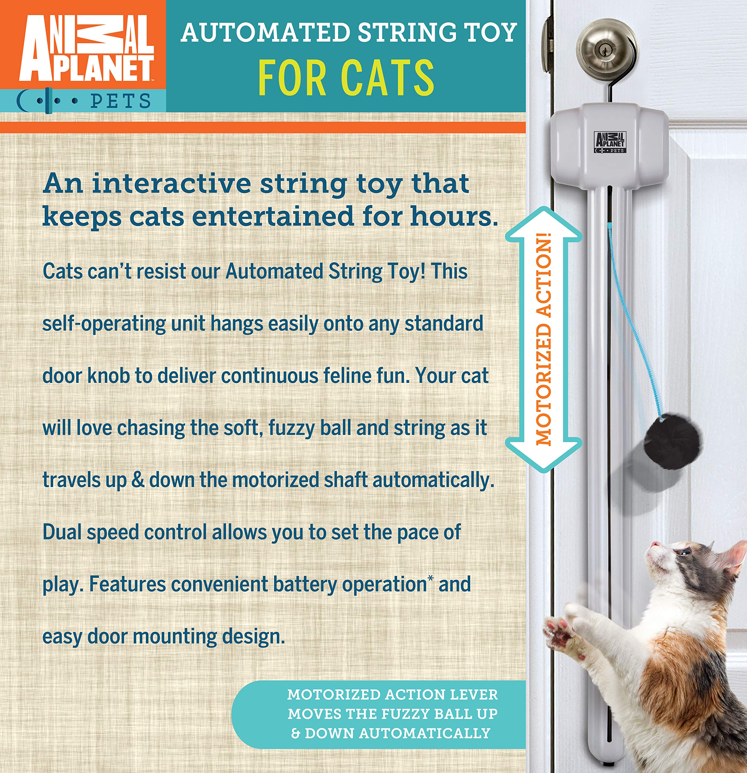 automatic string cat toy