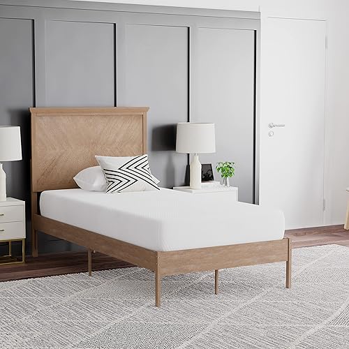 Miniatura 6 de EMMA + OLIVER Camellia - Colchón individual de espuma viscoelástica con certificación CertiPUR-US de 8 pulgadas con gel refrescante de carbón y té