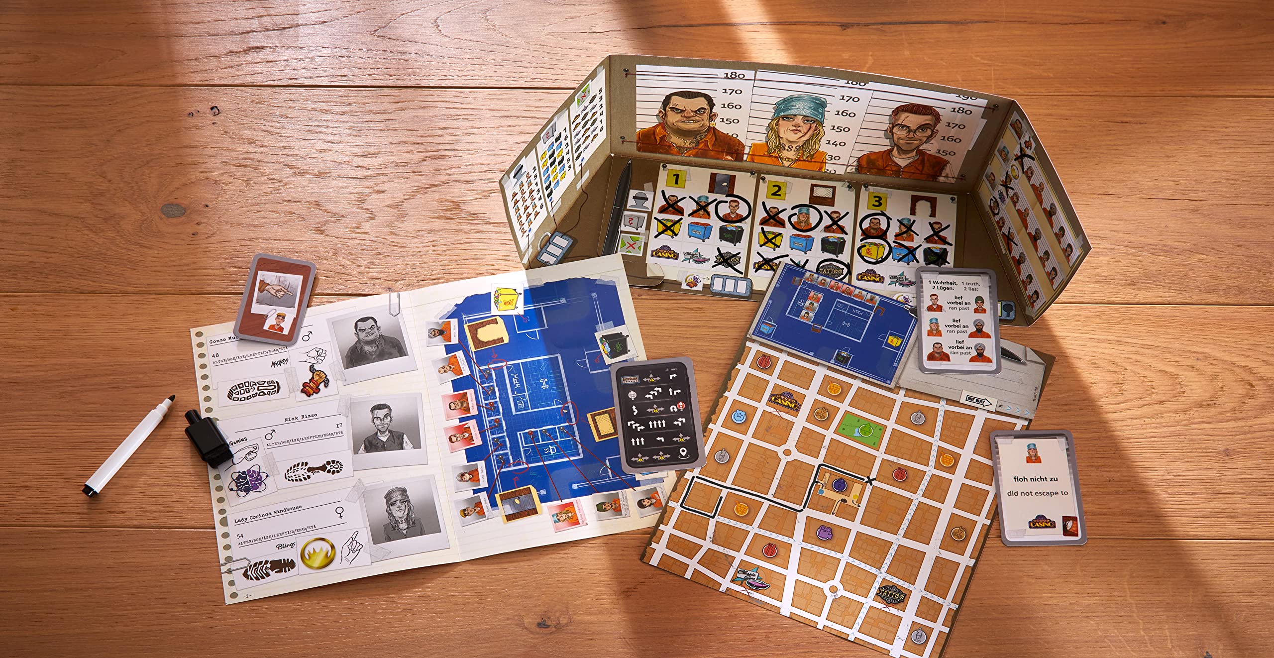 HABA 306846 - The Key – Fuga de la Prisión Strongwall, Juego de investigación Nivel Experto. Más 12 años