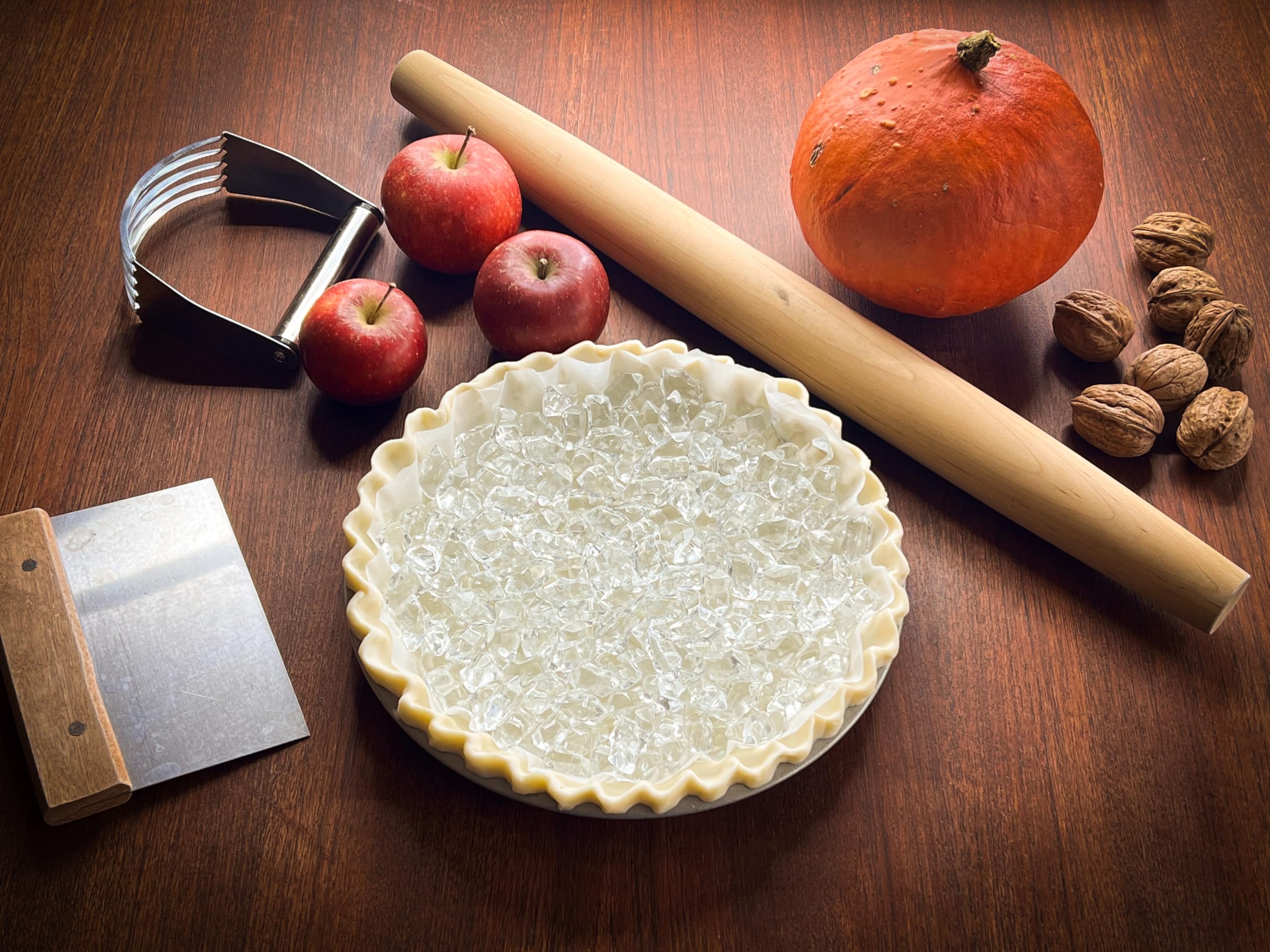 Jewel Glass Pie Weights - Sparkling & Dust-Free -5