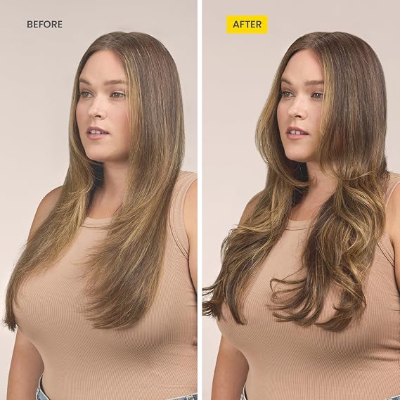 Drybar The Curl Party Heated Curling Round Brush Salon Curling Wand with Long-Lasting, Shiny Results