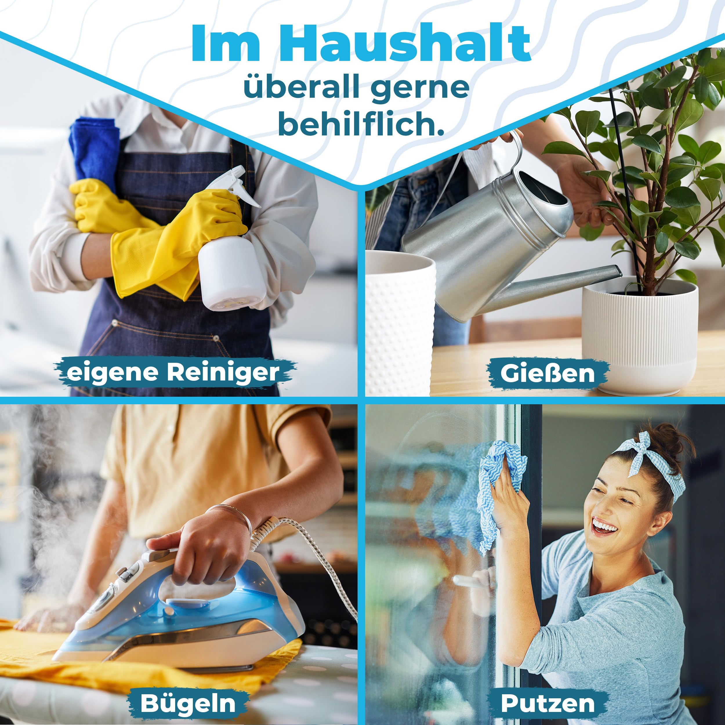 Aqua Bidest 2x 10 Liter Kanister, Qindoo Laborwasser 20L wo reines 2-fach Wasser benötigt wird z.B. für Labore, Medizin, Pharmazie, Kosmetik, Technik (2x 10L Kanister)