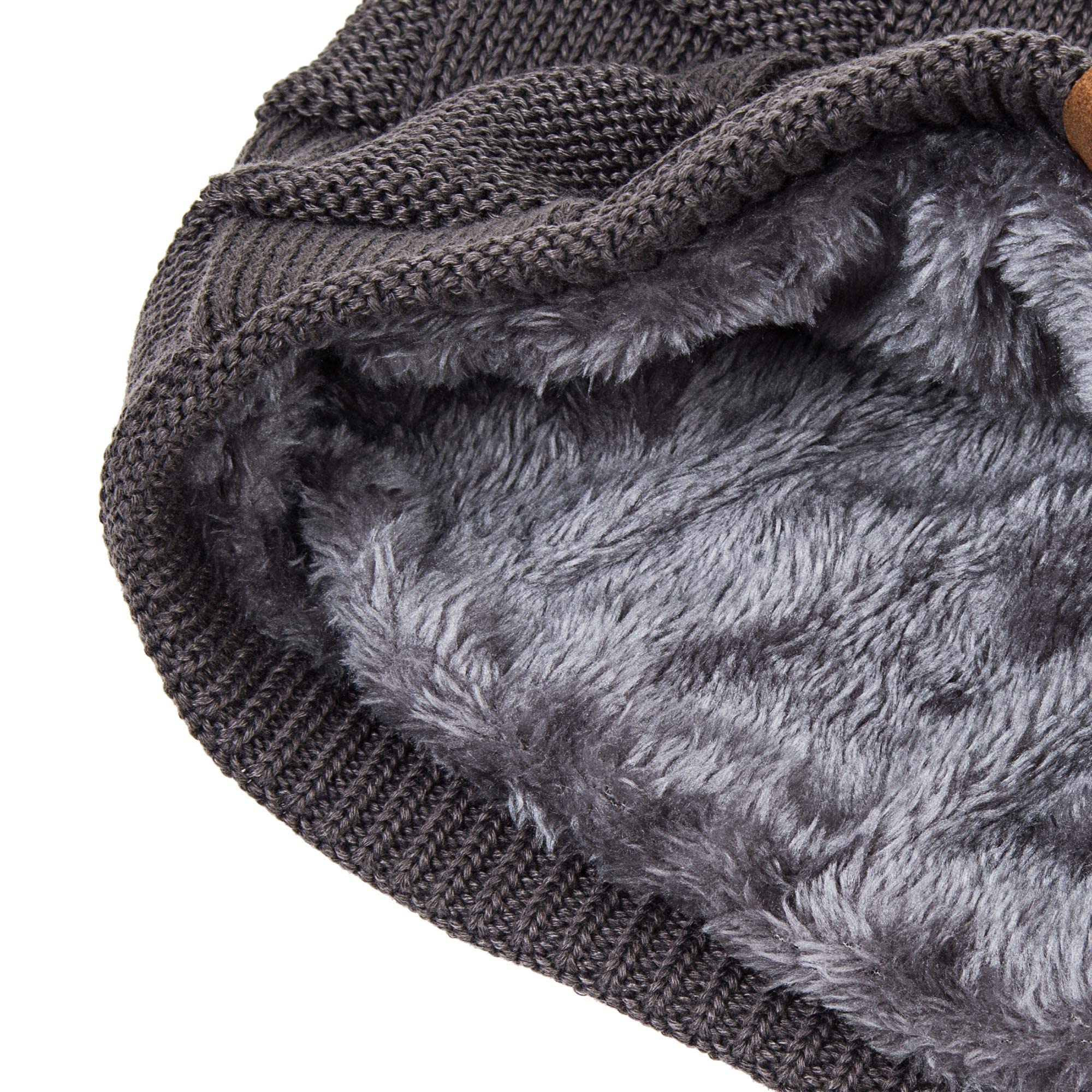 REDESS Cappello a Berretto per Uomini e Donne Cappelli Caldi Invernali in Maglia Slouchy Cappello a Cranio Spesso