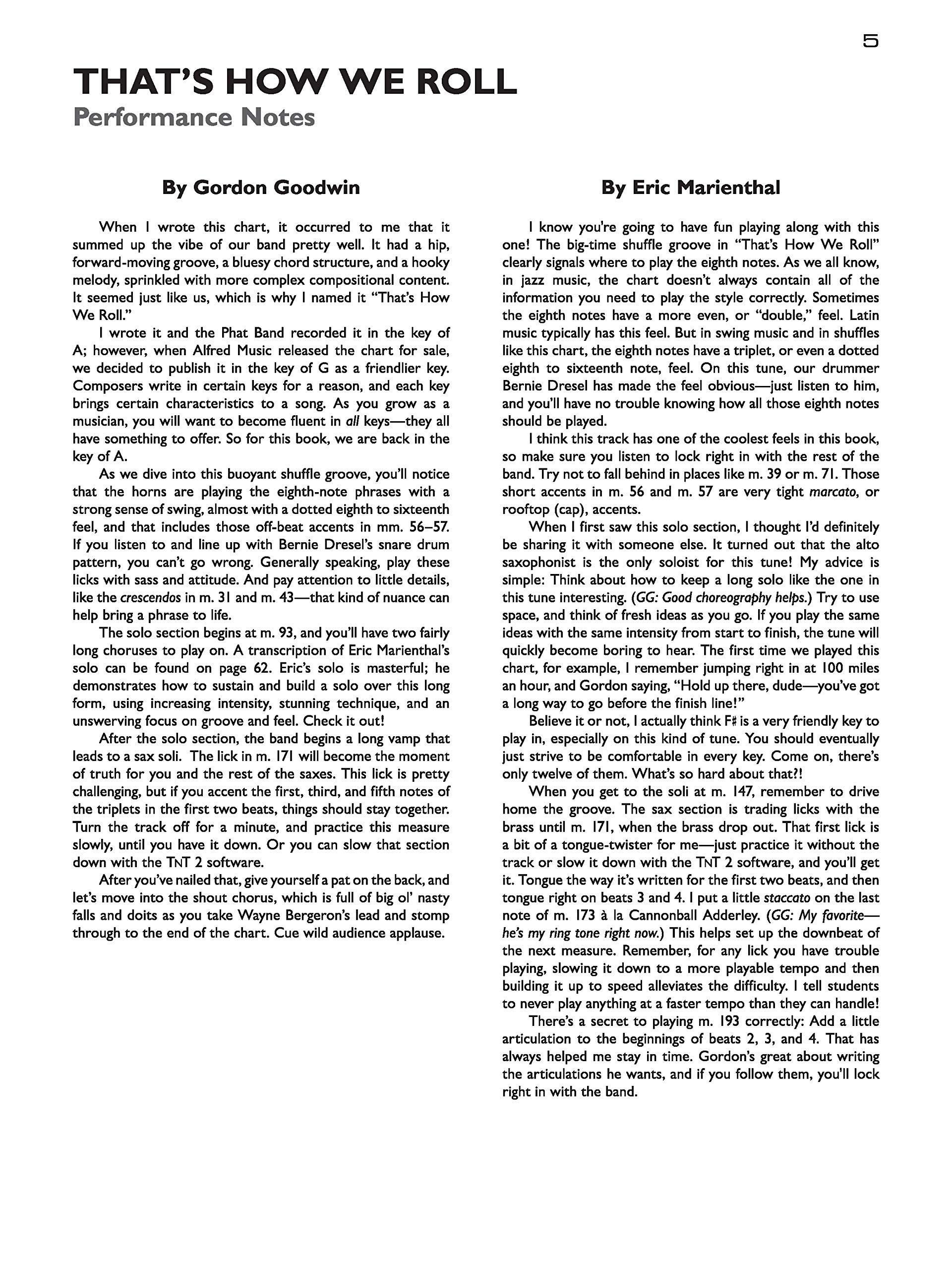 Gordon Goodwin's Big Phat Play Along: Alto Saxophone