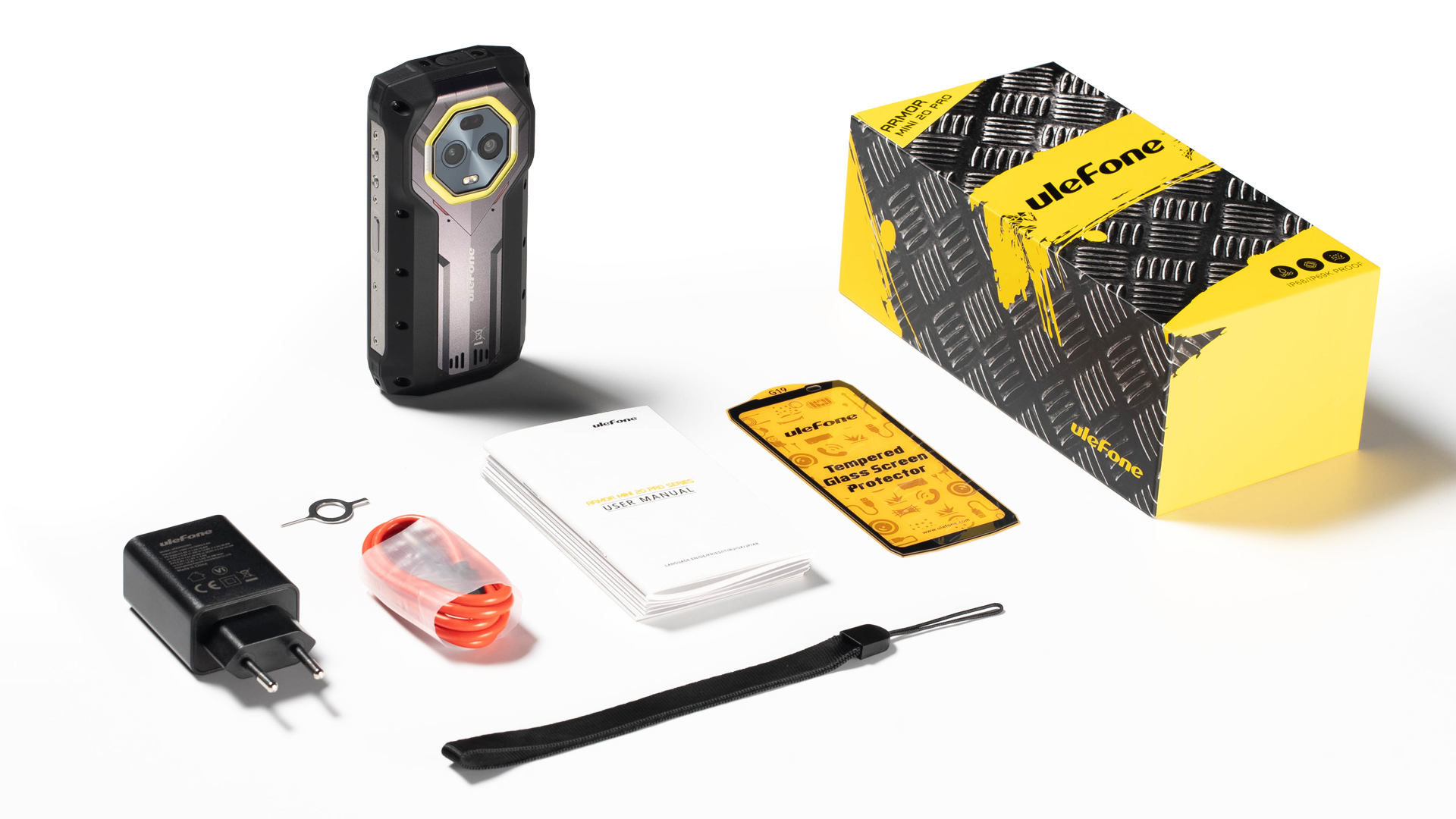 Ulefone 5G Armor Mini 20 Pro, 4.7 Écran HD+ Telephone Portable