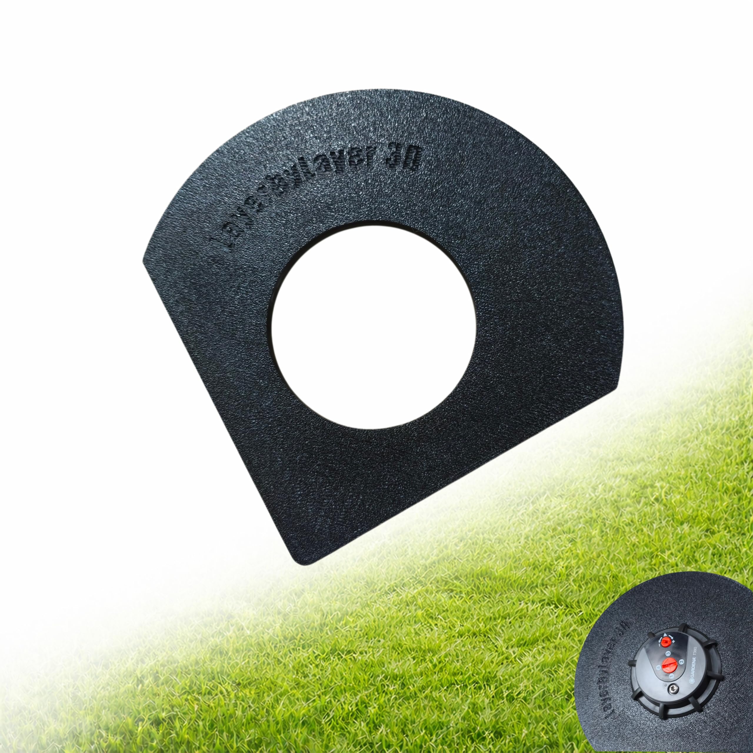 Lawn Edging Border for Gardena Turbines Pop-Up Sprinkler T200 and T380 Corner