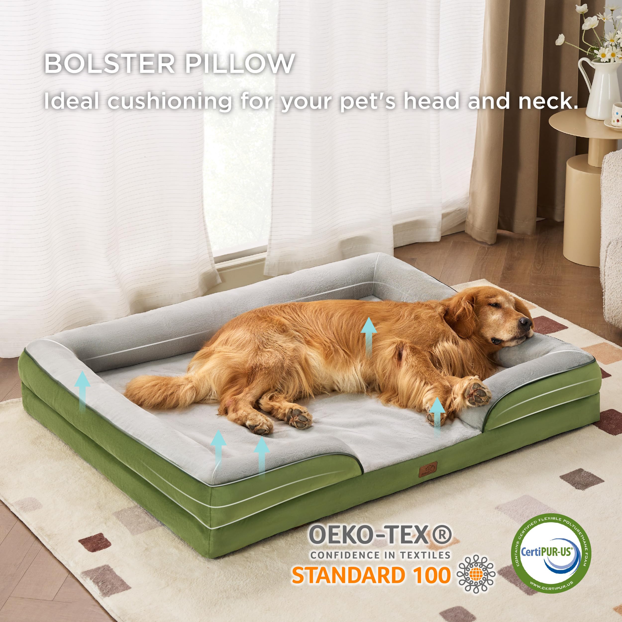 Picture Idea: Snapklik Com Bedsure Xxl Orthopedic Dog Bed