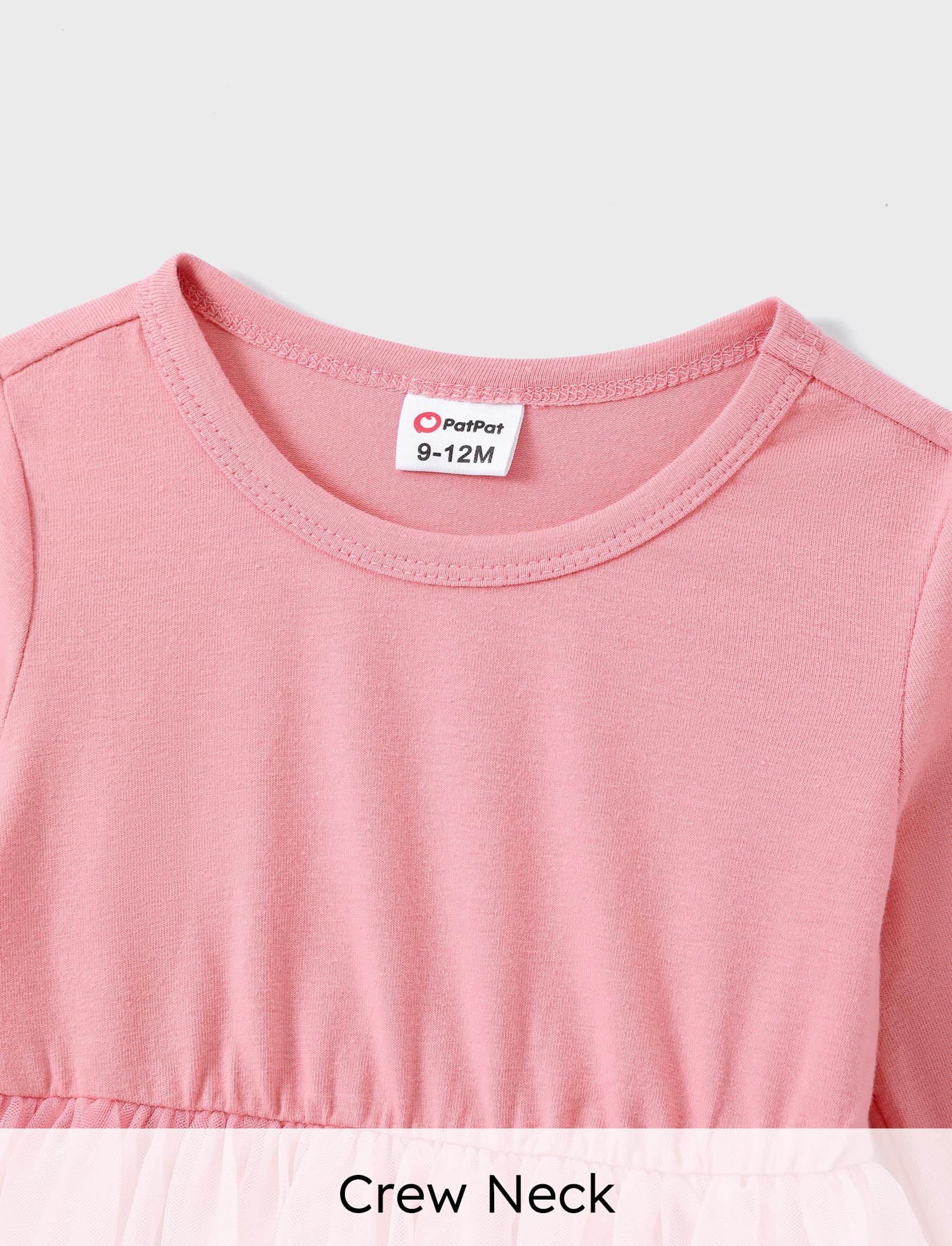 PATPAT Set di Abbigliamento per Famiglie a Maniche Lunghe, Look Partner, per Mamma, Figlia, Maglietta a Maniche Lunghe, per Mamma e Figlia, Abbigliamento per Autunno e Primavera, Uomo e Ragazzo