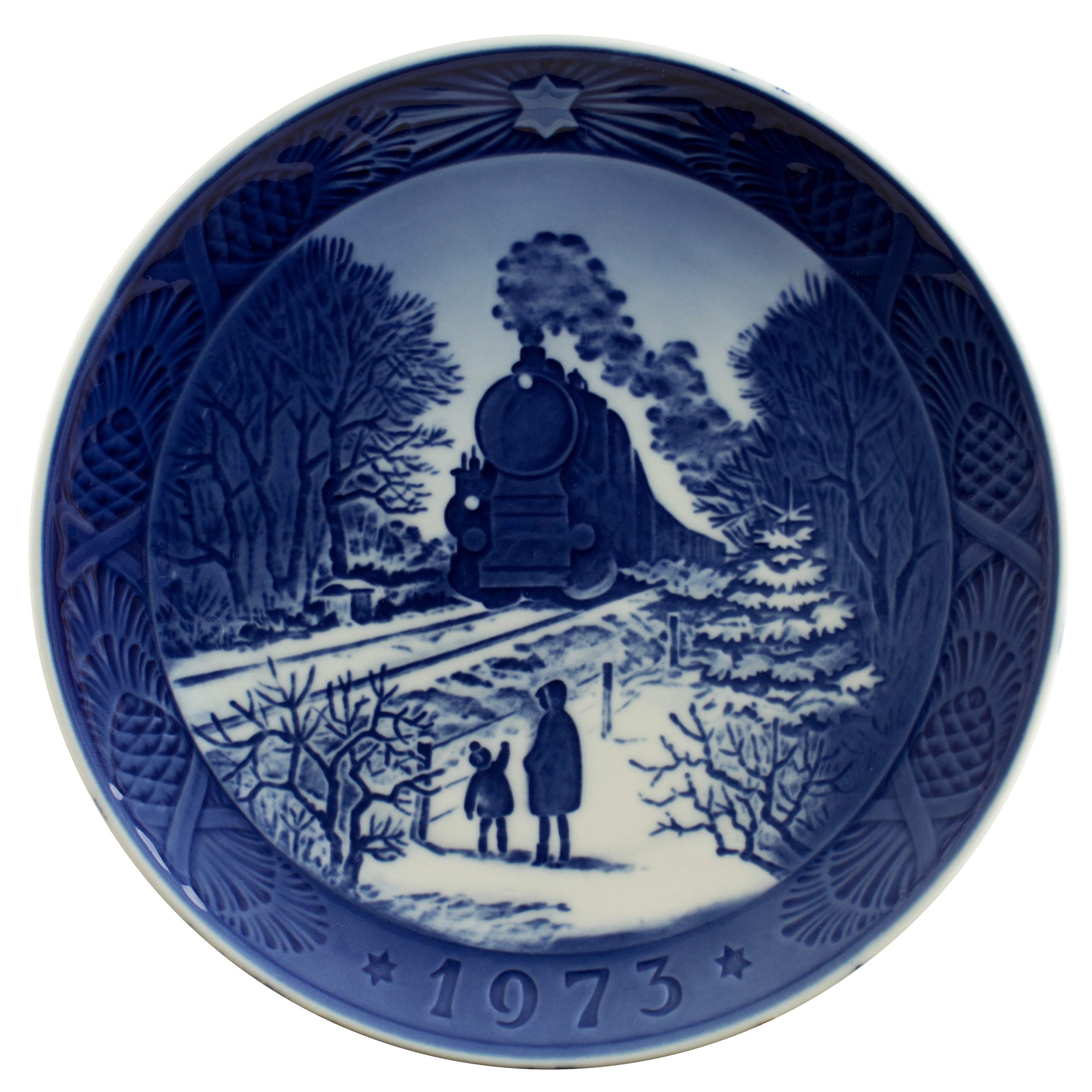 ROYAL COPENHAGEN PIATTO DI NATALE 1973 ORIGNALE PORCELLANA PRIMA SCELTA