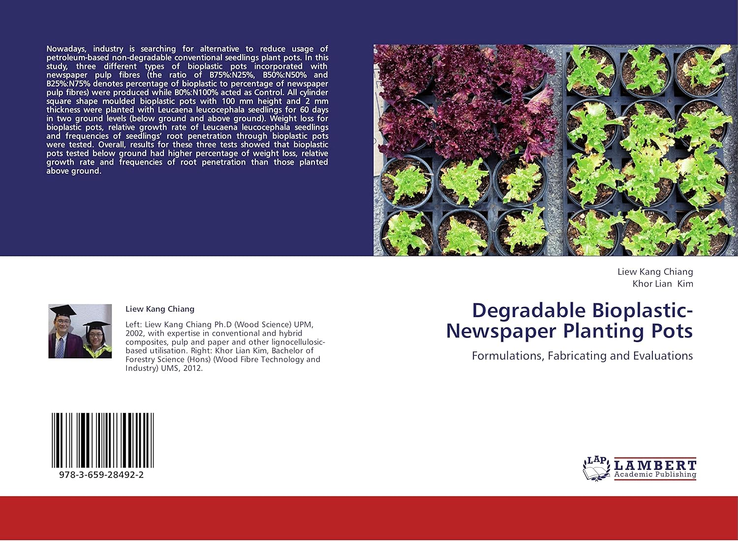Degradable BioplasticNewspaper Planting Pots Formulations
